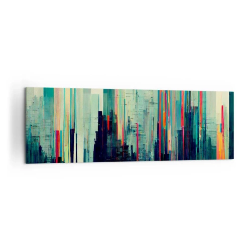 Schilderen op canvas - Futuristische stad - 160x50 cm