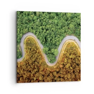 Schilderen op canvas - Grenzen en doorbraken - 70x70 cm