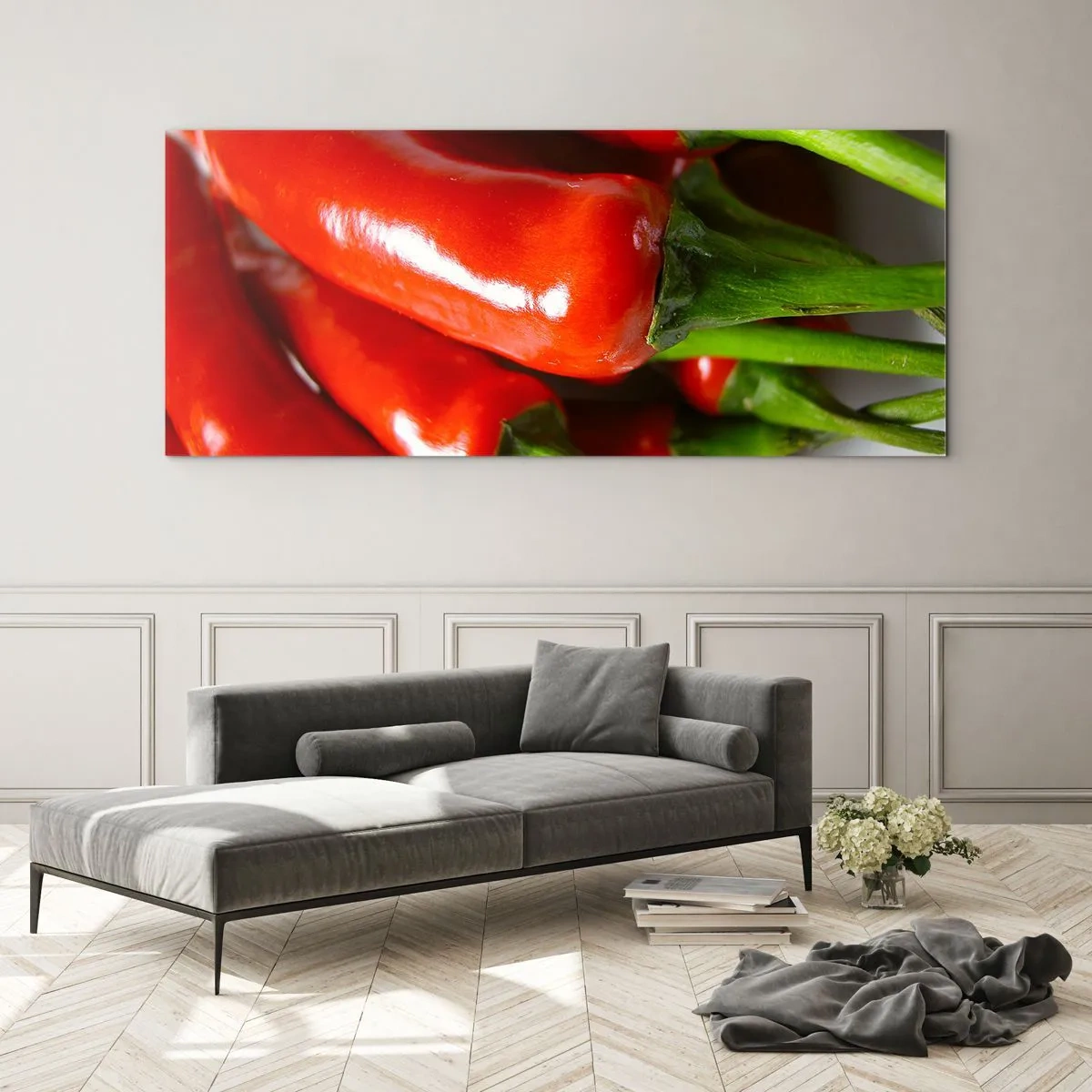 Schilderen op glas - Sappig, glanzend, glad - 160x50 cm