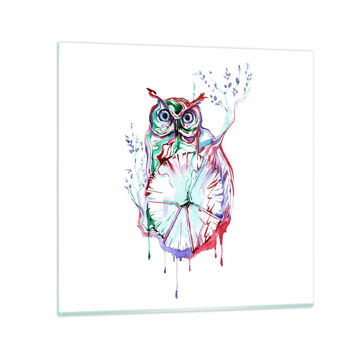 Schilderen op glas - Wijs van nature - 30x30 cm