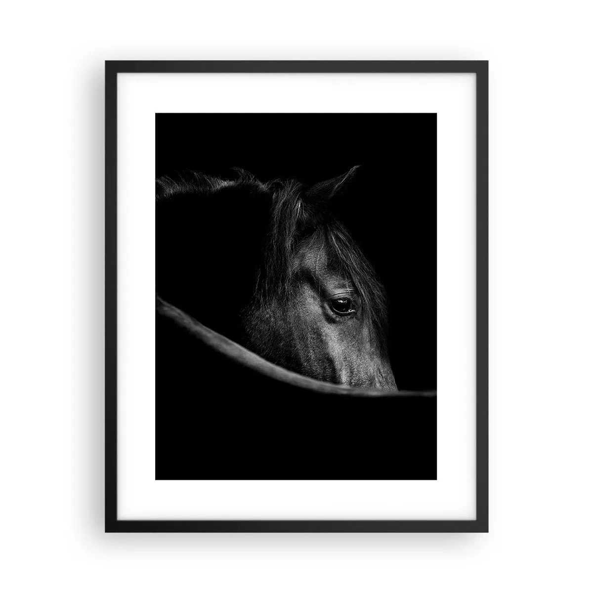 Poster in een zwarte lijst - Zwarte Prins - 40x50 cm