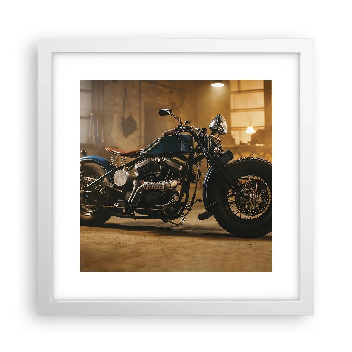 Poster in een witte lijst - Ik kan alles - 30x30 cm