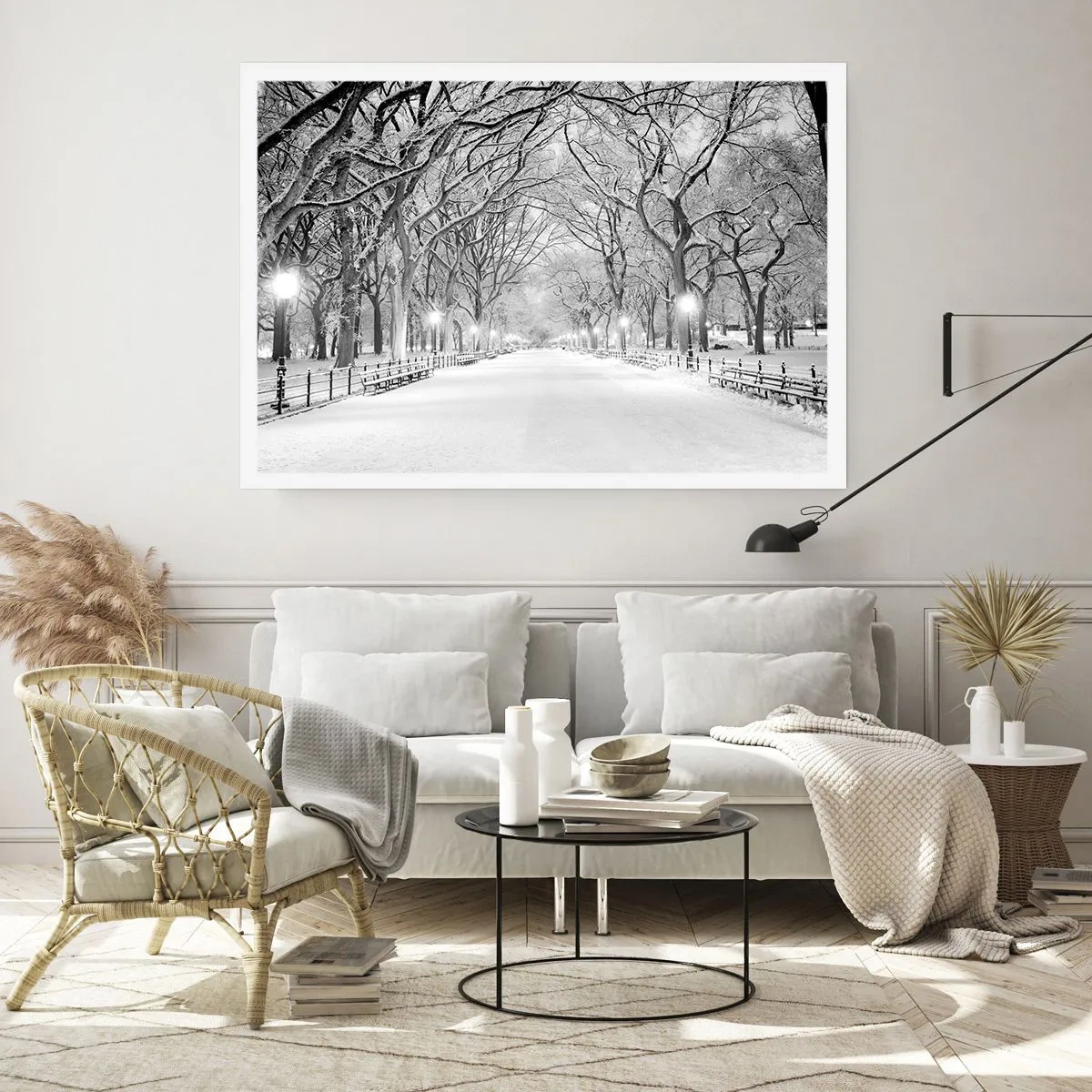 Poster - Vier seizoenen - winter - 50x40 cm