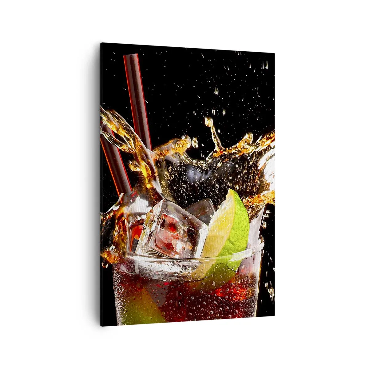 Schilderen op canvas - Vreugde en energie van kleuren - 70x100 cm