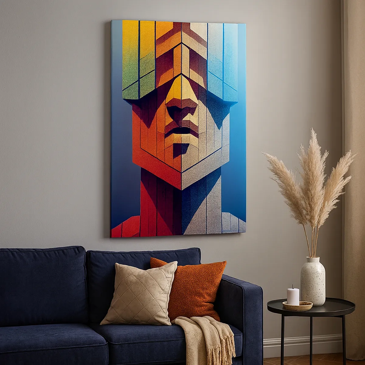 Schilderen op canvas - Een man van principes - 50x70 cm
