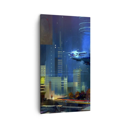 Schilderen op canvas - In de nabije toekomst - 45x80 cm