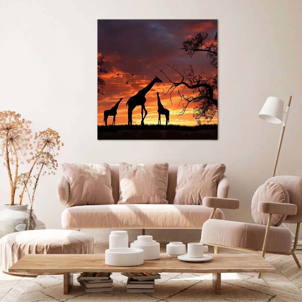 Schilderen op canvas - Een klein diner met je geliefden - 40x40 cm