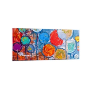 Schilderen op glas - Wonderen op de stok - 120x50 cm