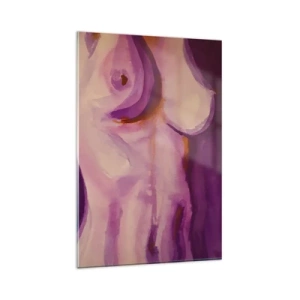 Schilderen op glas - Ode aan vrouwelijkheid - 80x120 cm