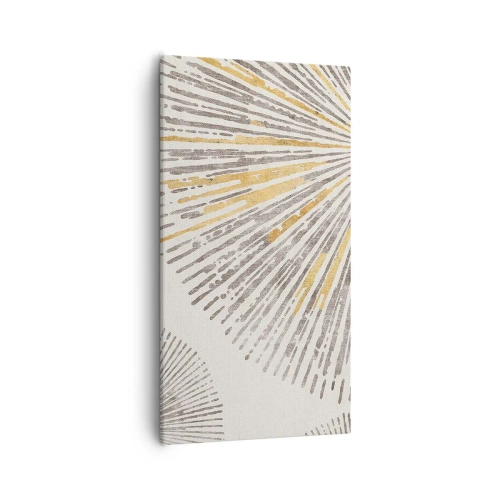 Schilderen op canvas - De schoonheid van de straal - 55x100 cm