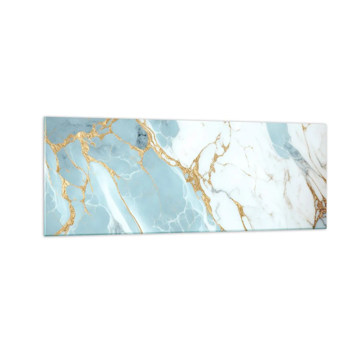 Schilderen op glas - Rijkdom van steen - 140x50 cm