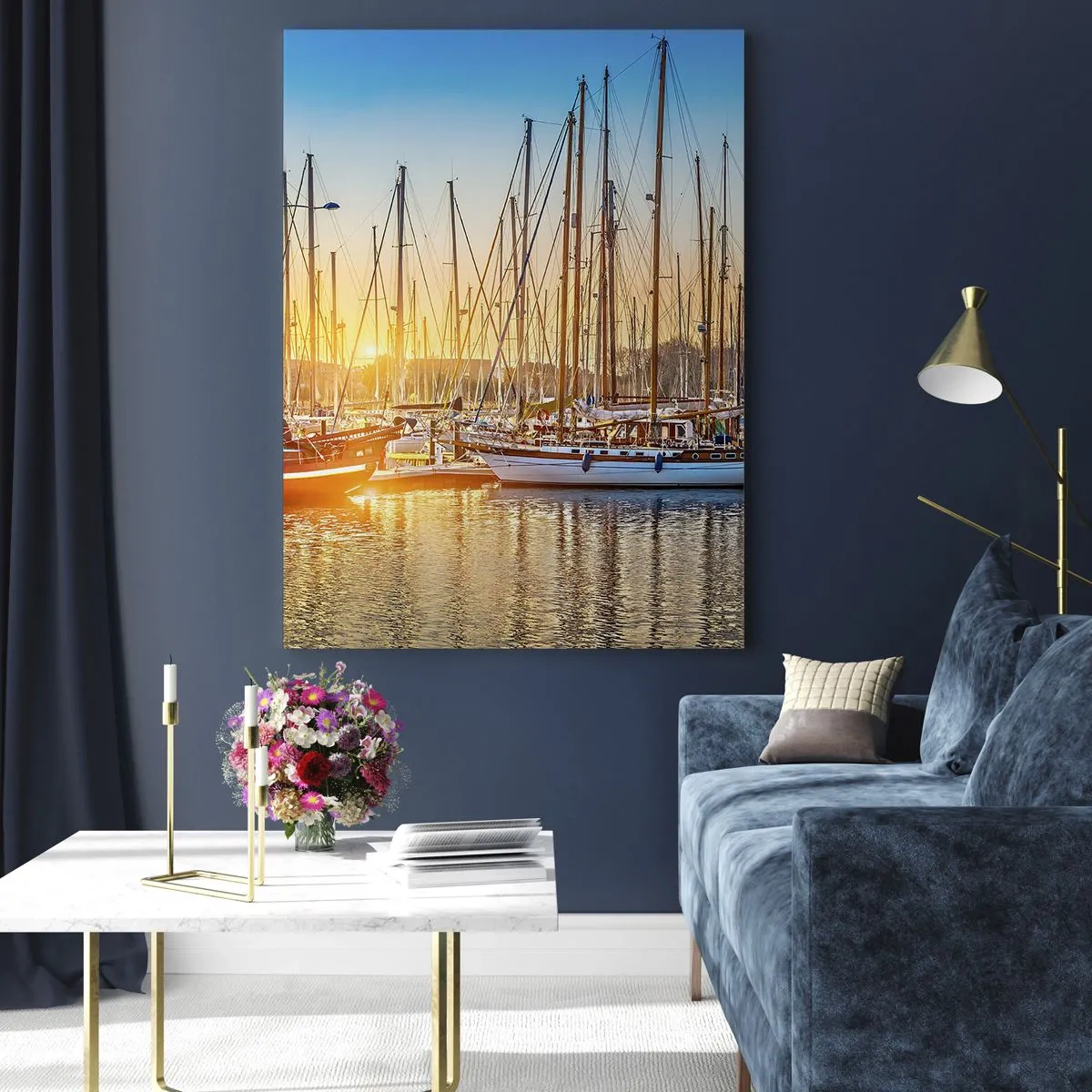 Schilderen op glas - De wind moet ook slapen - 70x100 cm