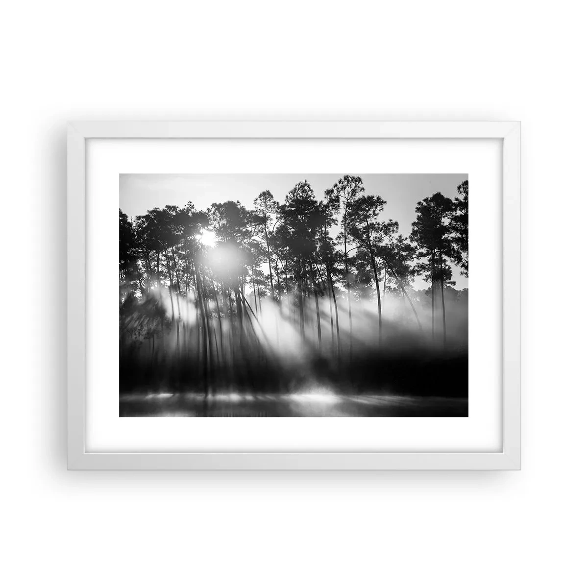 Poster in een witte lijst - Niet te stoppen zon - 40x30 cm