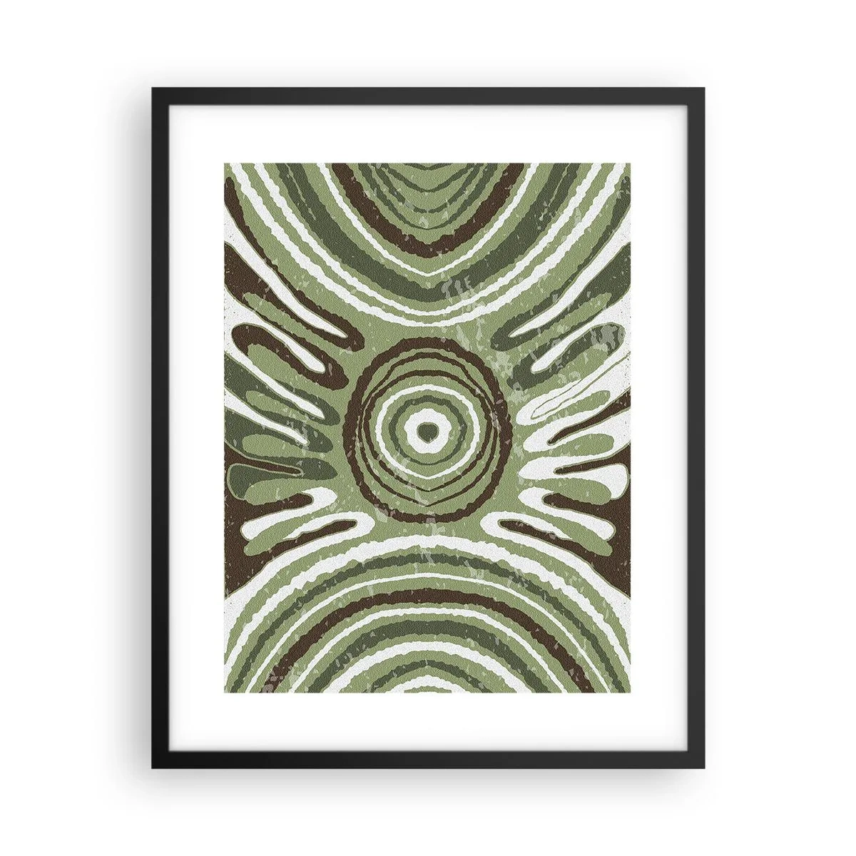 Poster in een zwarte lijst - Een explosie van emoties - 40x50 cm