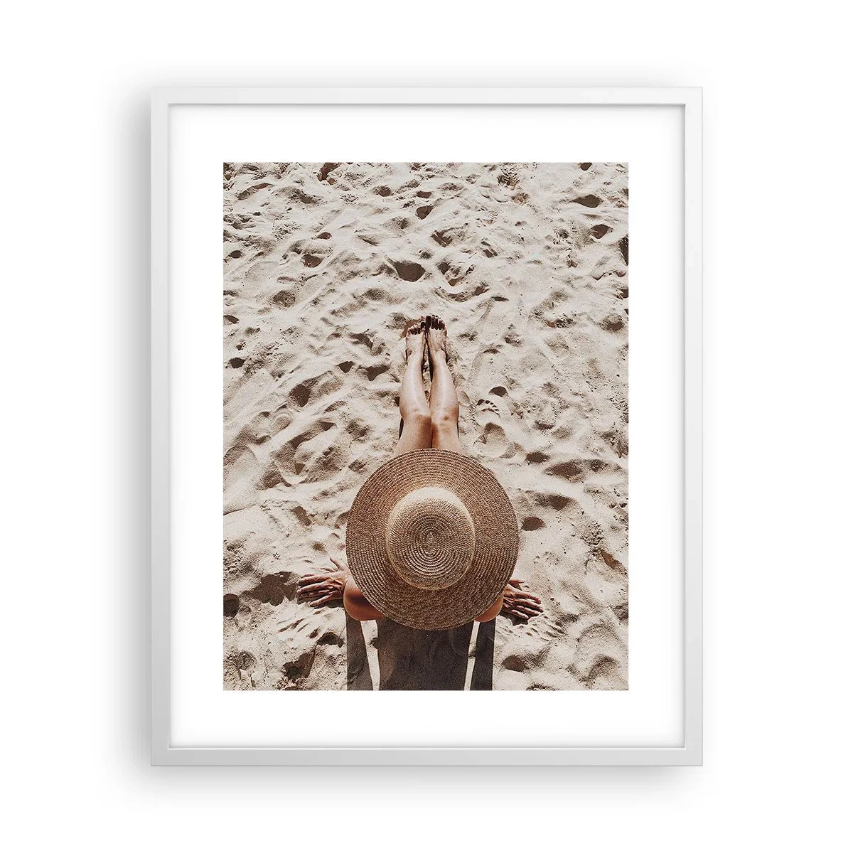 Poster in een witte lijst - De perfecte tijd - 40x50 cm