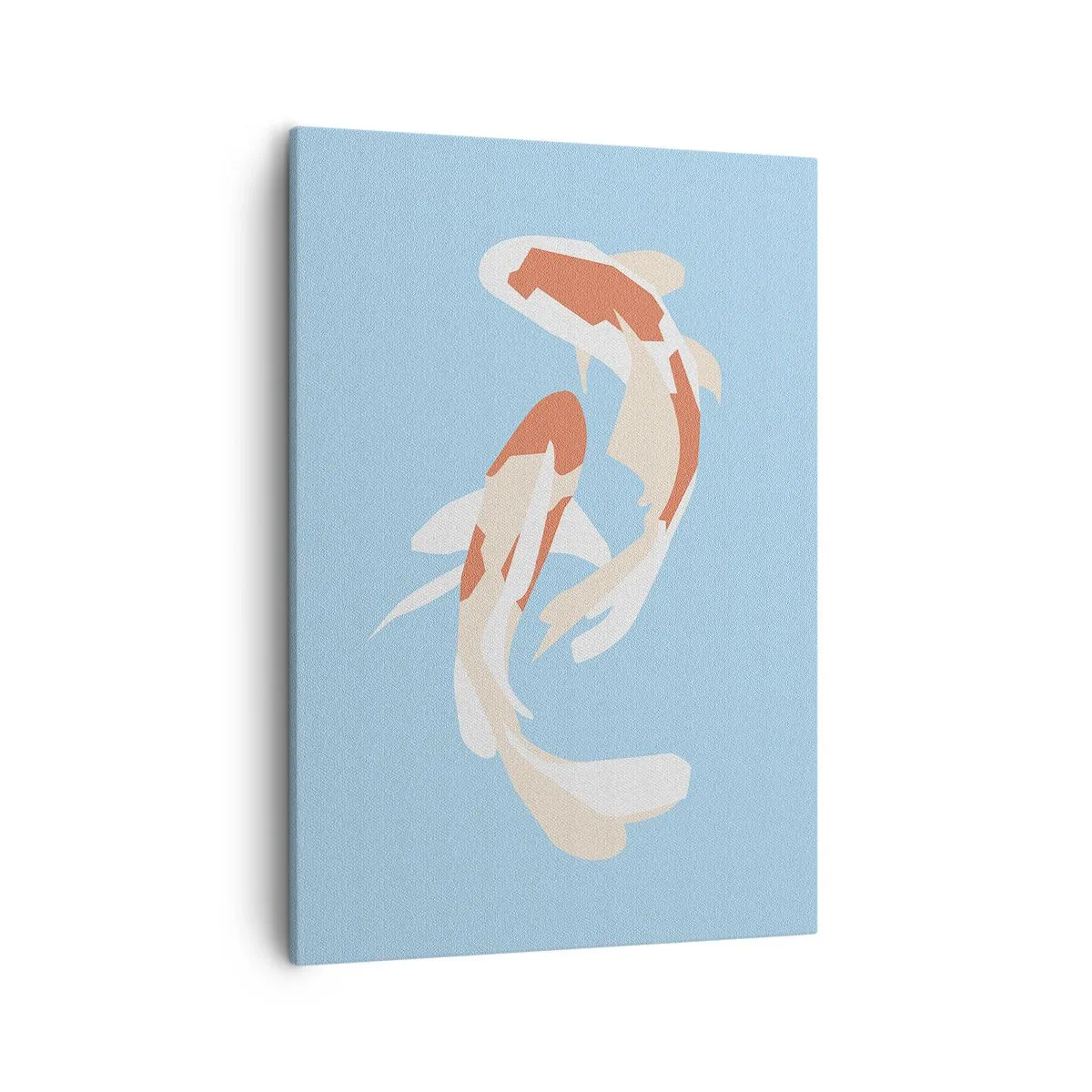 Schilderen op canvas - Spontaan synchroonzwemmen - 50x70 cm
