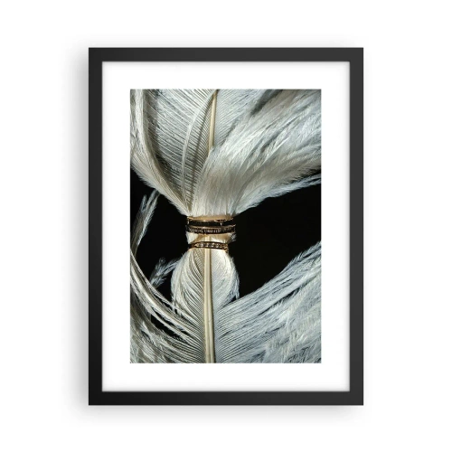 Poster in een zwarte lijst - ... en ik zal je niet verlaten ... - 30x40 cm