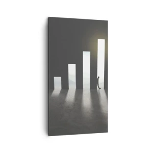 Schilderen op canvas - Succes - impressie - 45x80 cm