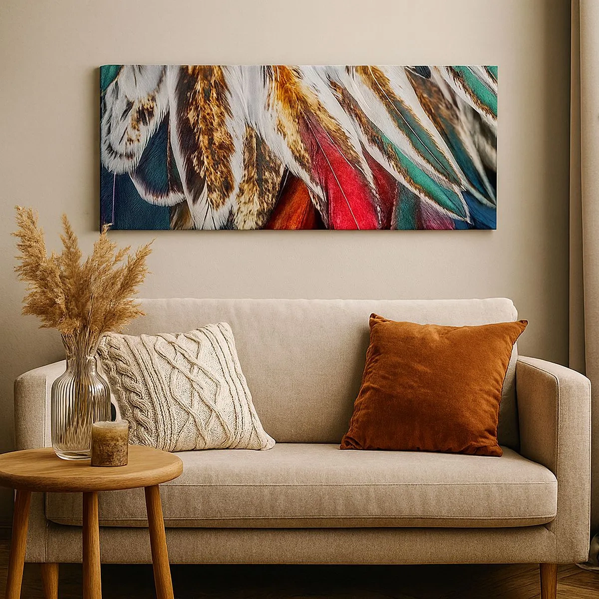 Schilderen op canvas - Geheimen van de vlucht - 100x40 cm