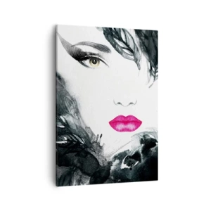 Schilderen op canvas - Aandacht! Femme fatale - 50x70 cm