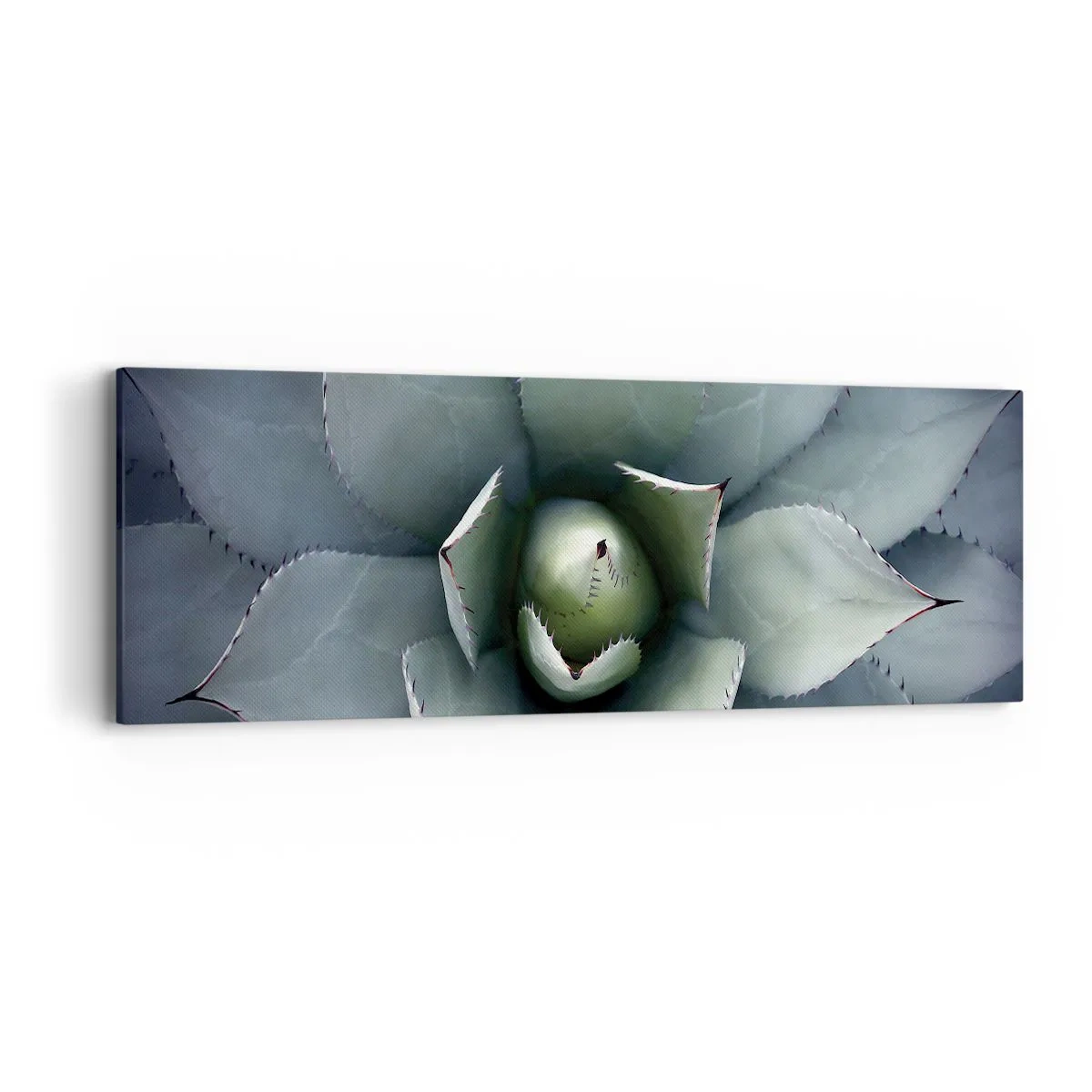 Schilderen op canvas - Het trekt aan en waarschuwt - 90x30 cm