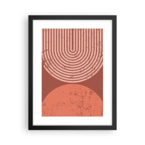 Poster in een zwarte lijst - Een nauwe band - 30x40 cm