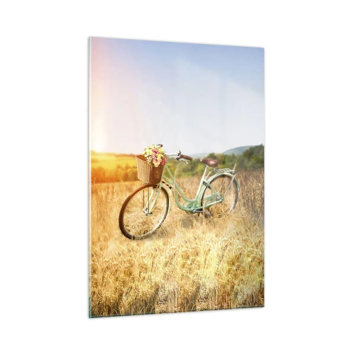 Schilderen op glas - Ik blijf hier nog even - 50x70 cm