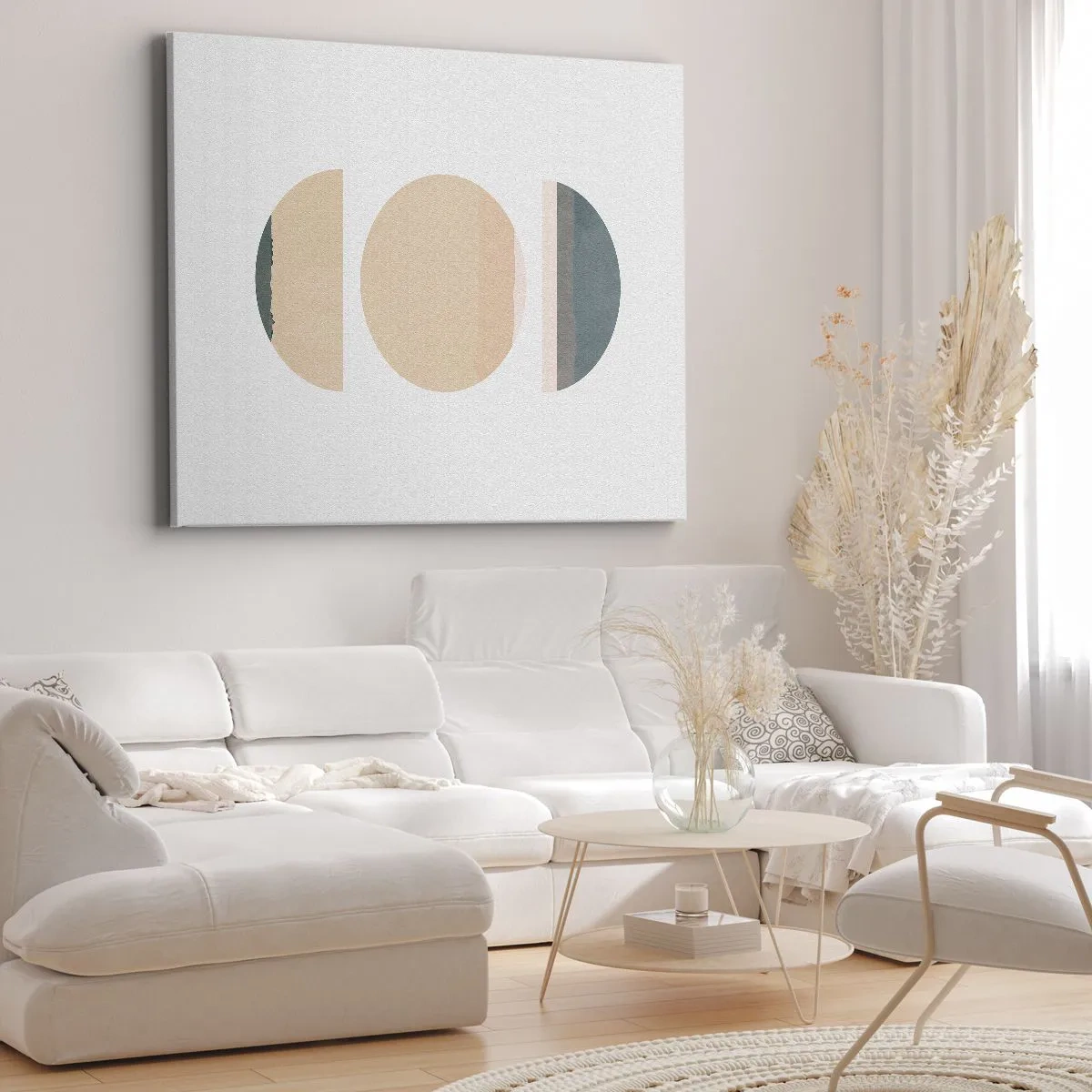 Schilderen op canvas - Een Wiel achter een andere - 120x80 cm