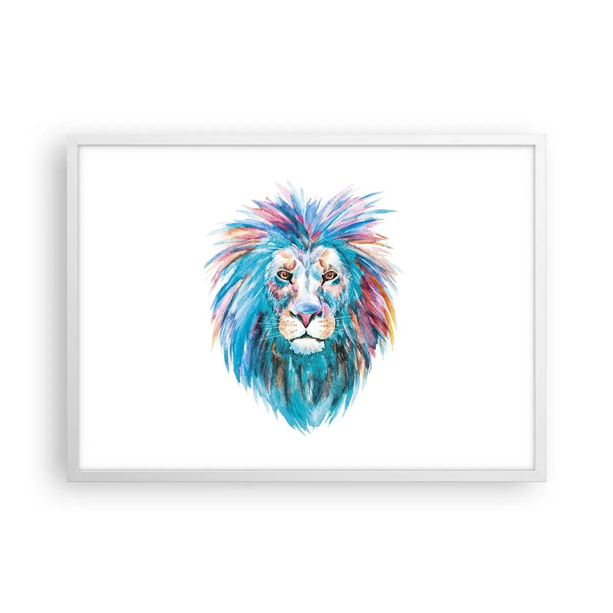 Poster in een witte lijst - Een opwindende uitstraling - 70x50 cm