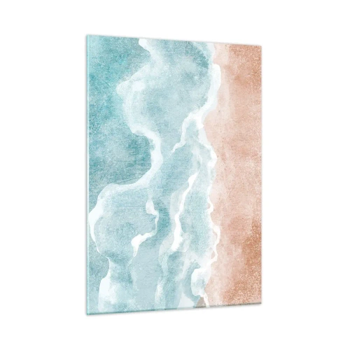 Schilderen op glas - Wolkenabstractie - 50x70 cm