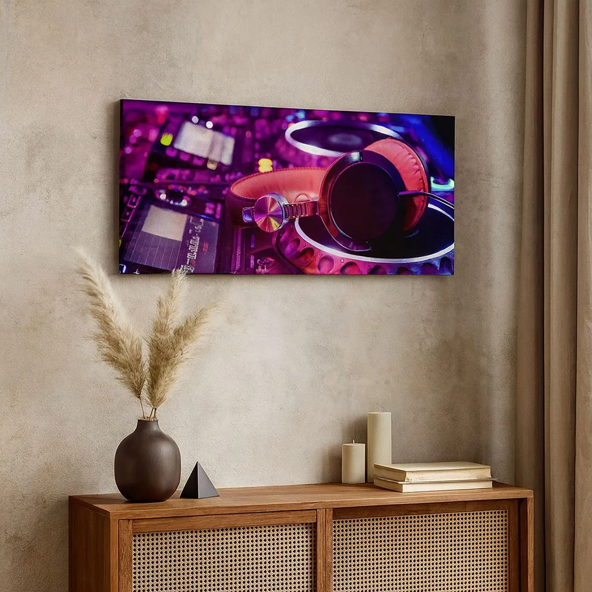 Schilderen op canvas - Voordat het plezier begint - 100x40 cm