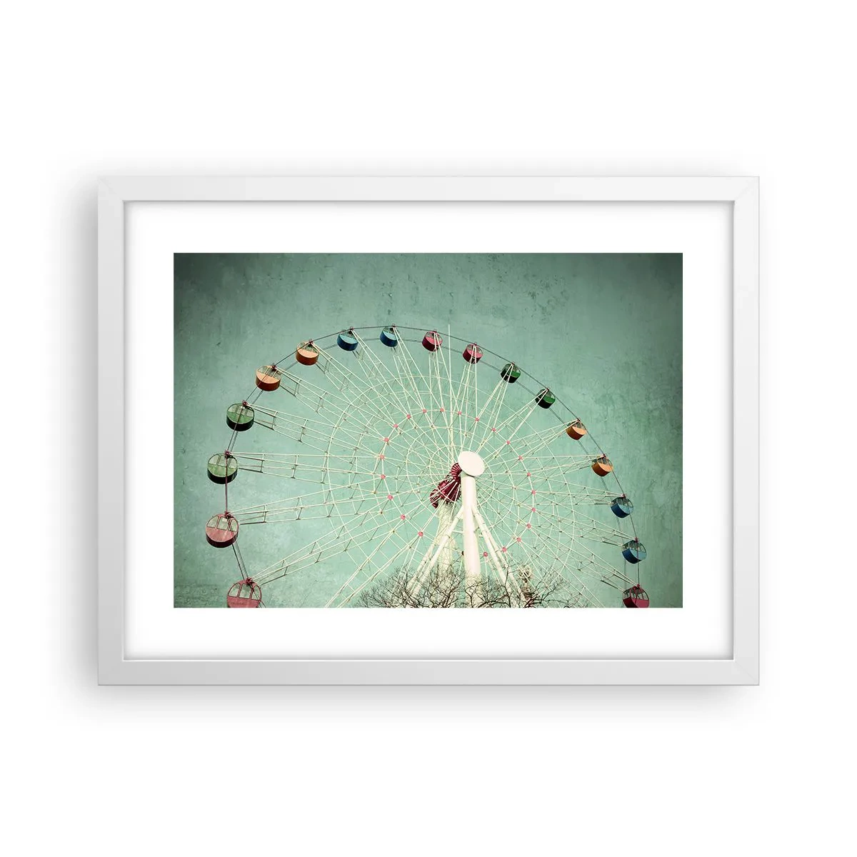 Poster in een witte lijst - Wij nodigen u uit om plezier te hebben - 40x30 cm