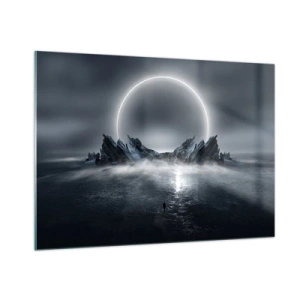 Schilderen op glas - Einde van het verhaal - 100x70 cm