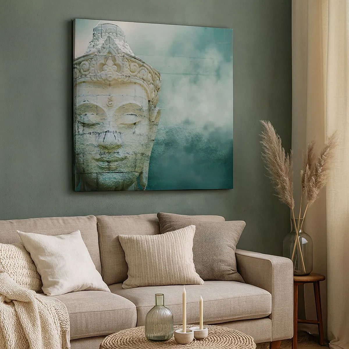 Schilderen op canvas - Op zoek naar het licht - 30x30 cm