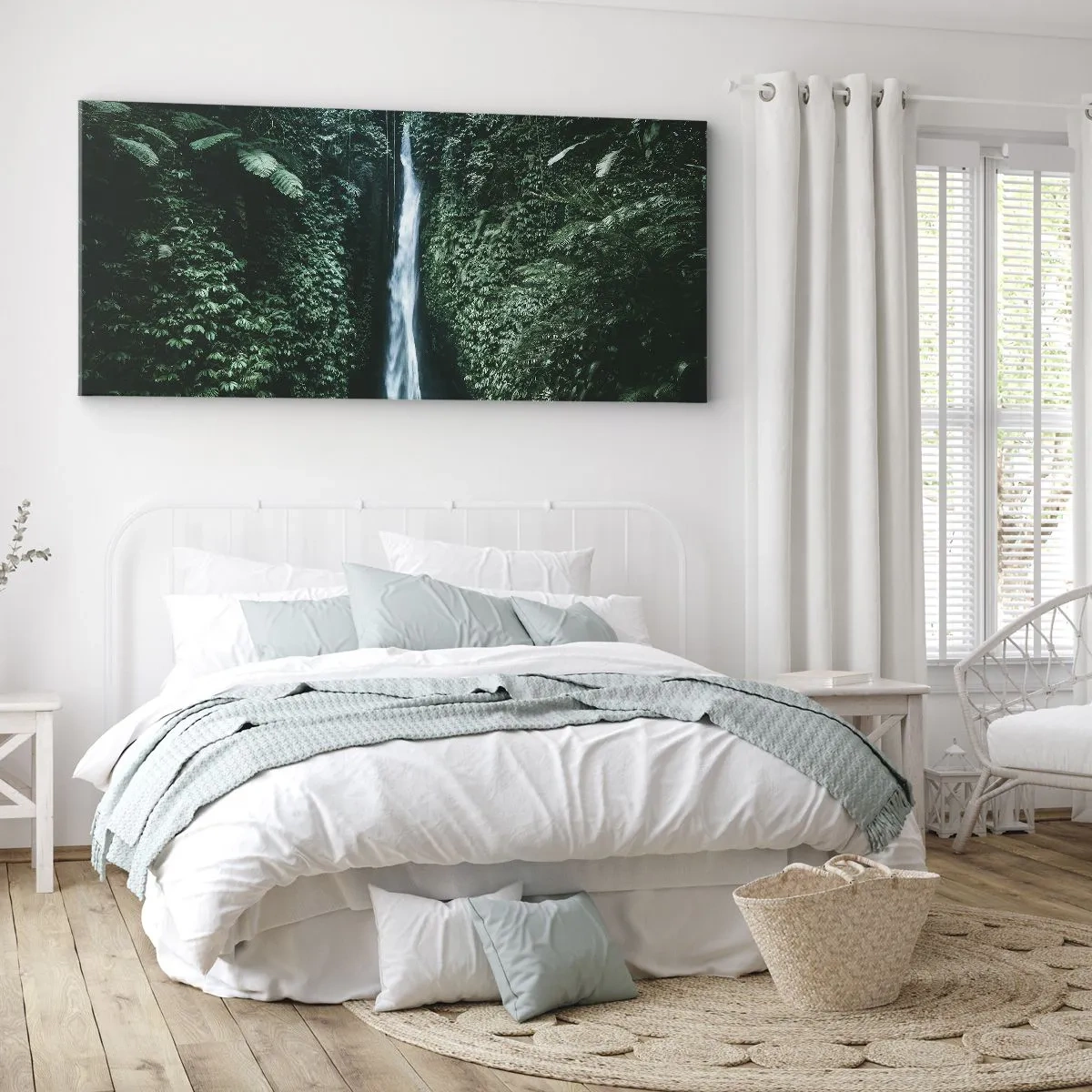 Schilderen op canvas - Tropische spa - 160x50 cm