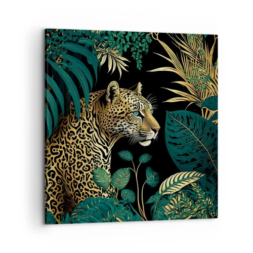 Schilderen op canvas - Een gastheer in de jungle - 60x60 cm
