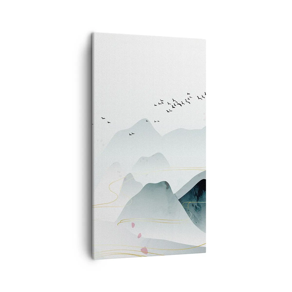 Schilderen op canvas - Over de toppen - 45x80 cm