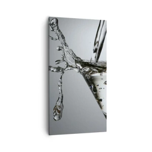 Schilderen op canvas - Op de rand van de beker - 55x100 cm