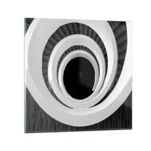 Schilderen op glas - Tot de kern van de zaak - 70x70 cm