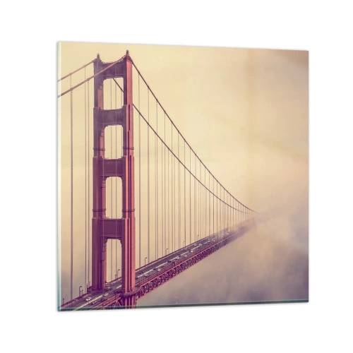 Schilderen op glas - Tussen hemel en aarde - 30x30 cm