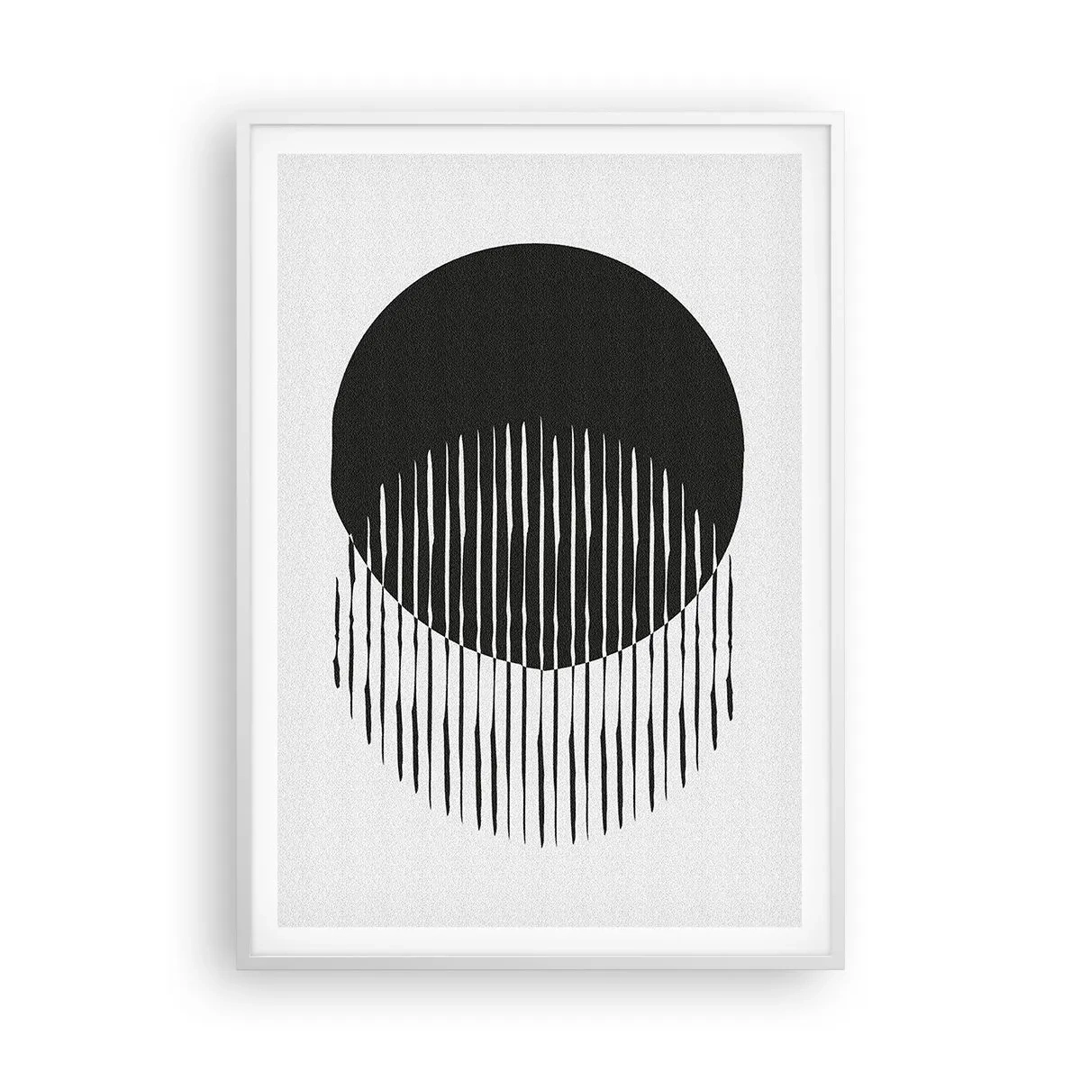 Poster in een witte lijst - Zijn alter ego - 70x100 cm