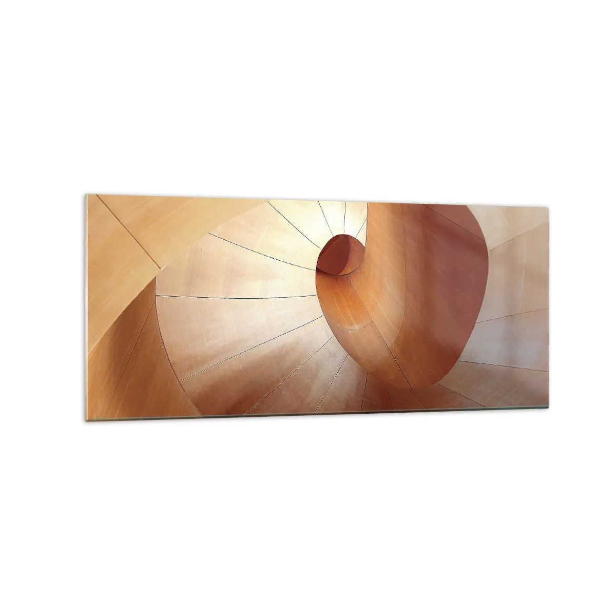 Schilderen op glas - Architecturale serpentijn - 120x50 cm