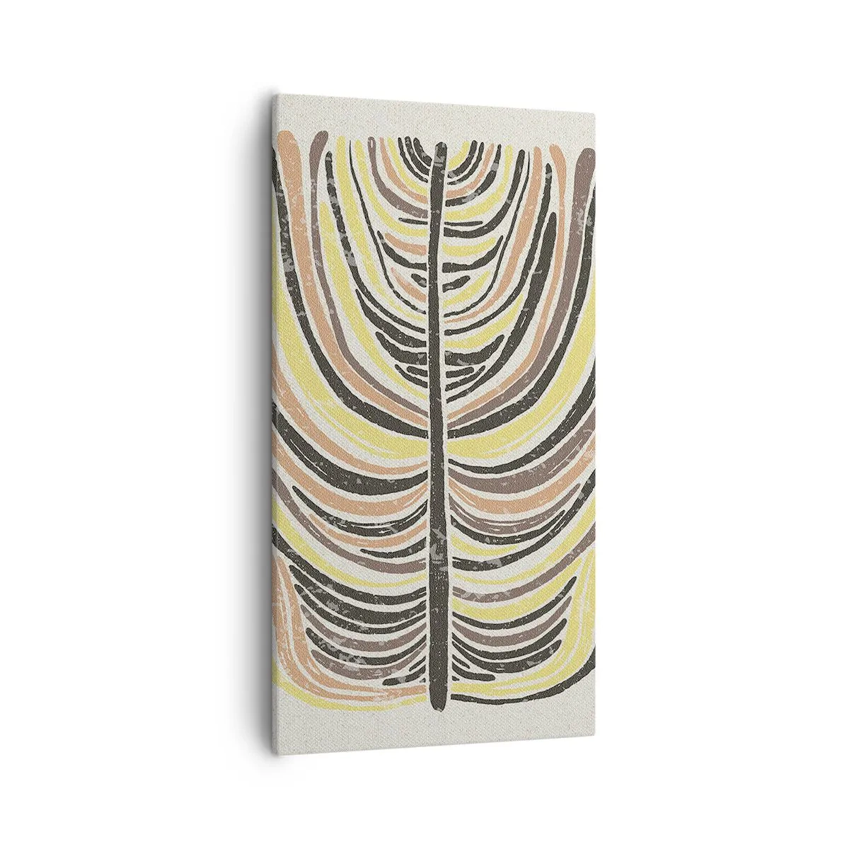 Schilderen op canvas - Abstractie vol leven - 55x100 cm