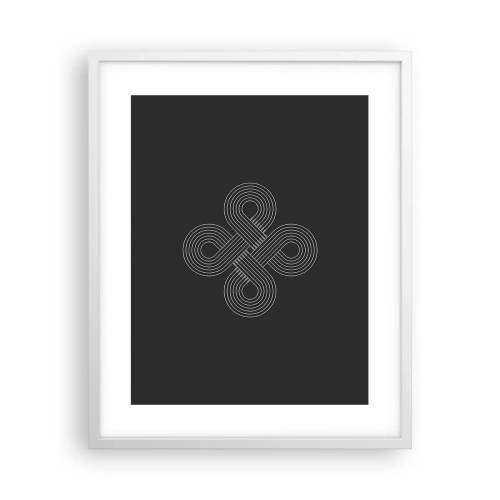 Poster in een witte lijst - In de Keltische geest - 40x50 cm