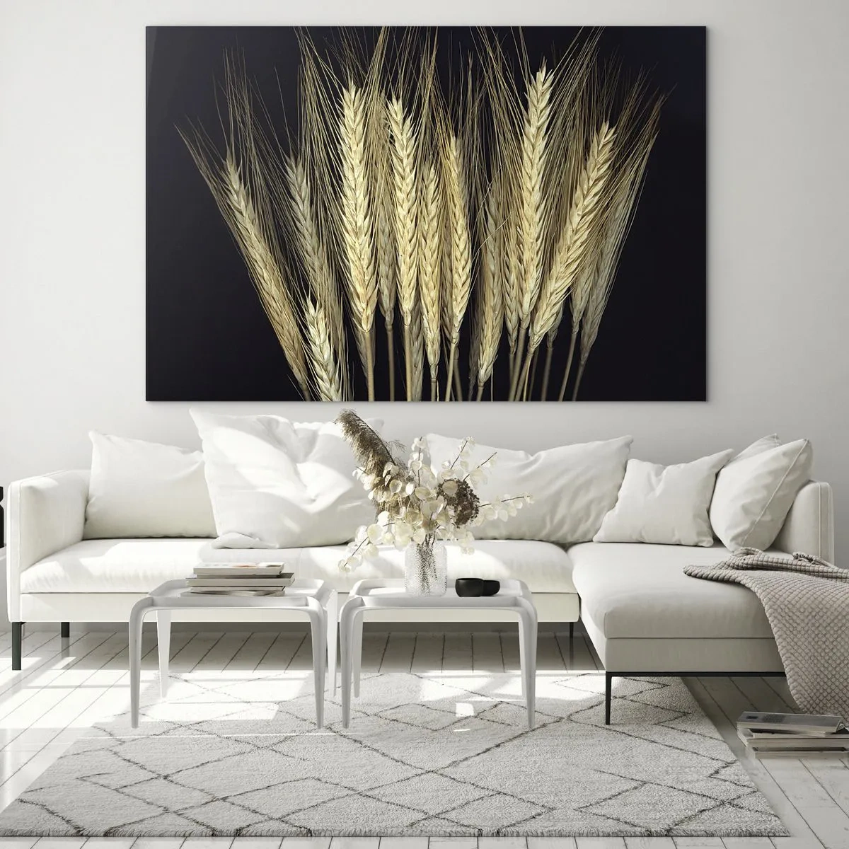 Schilderen op glas - Rustieke magie - 100x70 cm