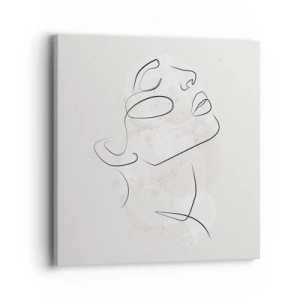 Schilderen op canvas - De omtrek van een droom - 40x40 cm