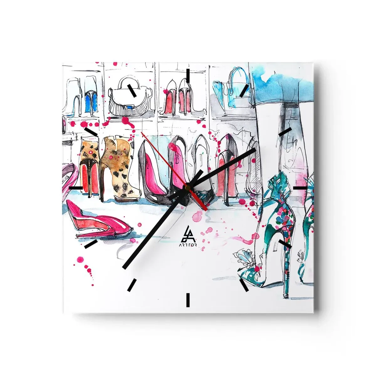 Wandklok - Klok - Sesam, doe open - 30x30 cm