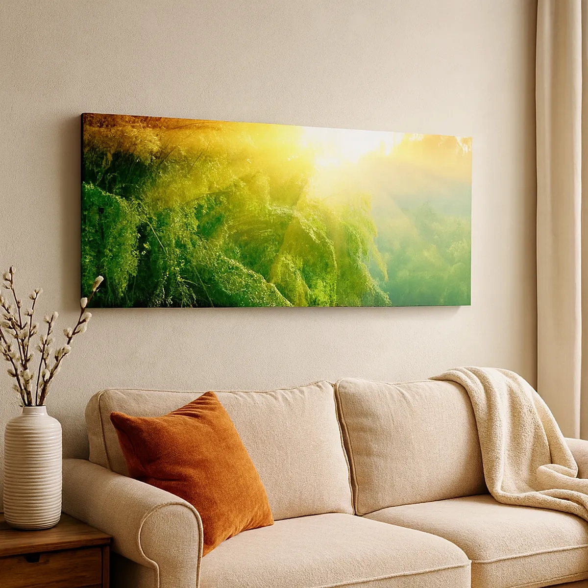 Schilderen op canvas - Verdrinken in de zon en schaduw - 30x30 cm