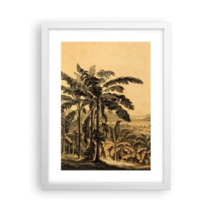 Poster in een witte lijst - in een koloniaal klimaat - 30x40 cm
