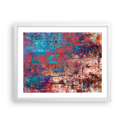 Poster in een witte lijst - Geheugen en vergetelheid - 50x40 cm
